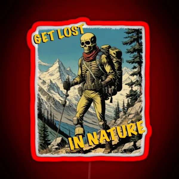 Lost In Nature RGB Neon Sign