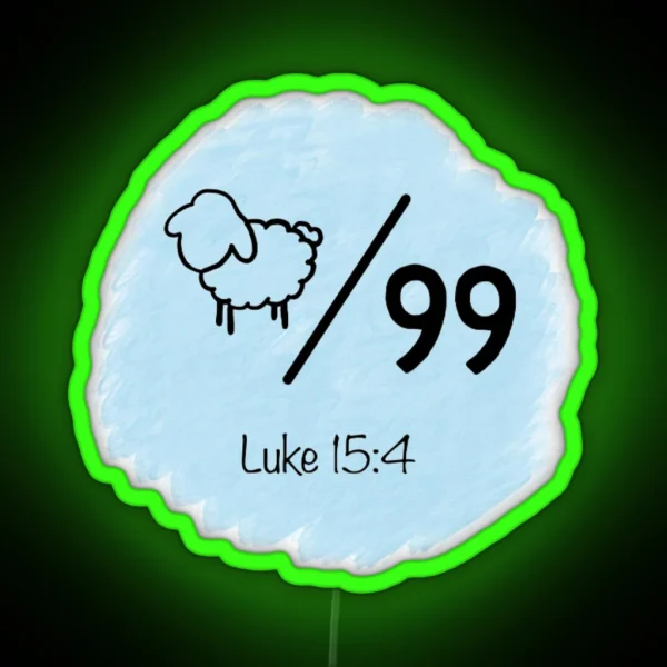Lost Sheep RGB Neon Sign