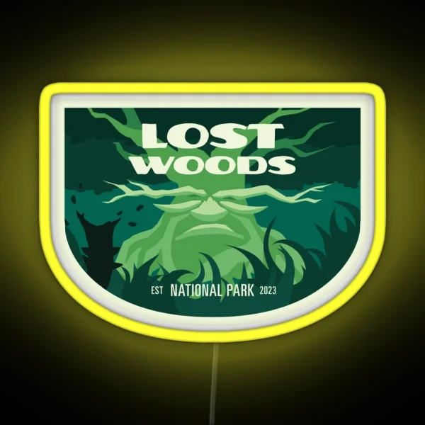 Lost Woods National Park RGB Neon Sign