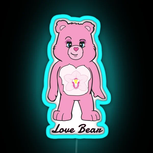 Love Bear RGB Neon Sign