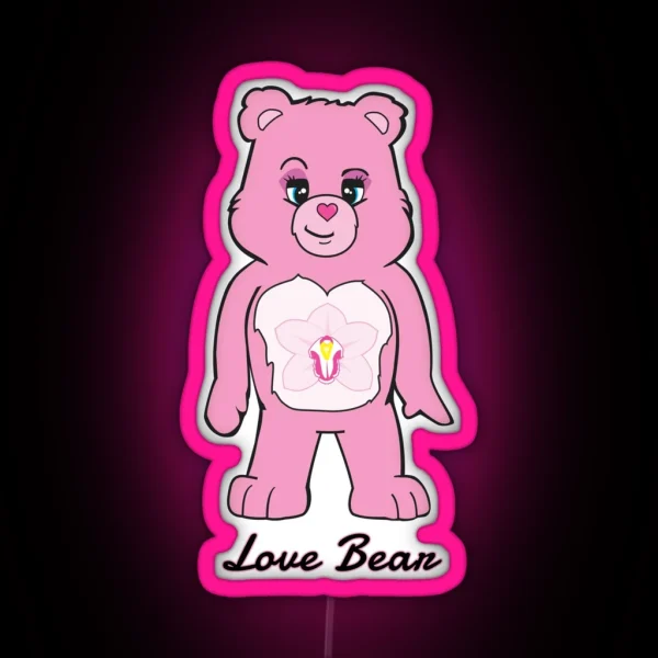 Love Bear RGB Neon Sign