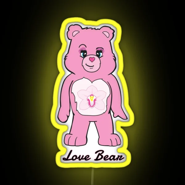 Love Bear RGB Neon Sign