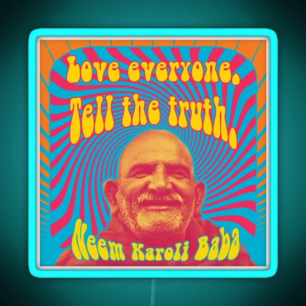 Love Everyone Tell The Truth RGB Neon Sign