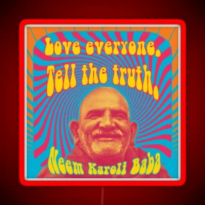 Love Everyone Tell The Truth RGB Neon Sign