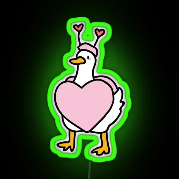 Love Goose RGB Neon Sign