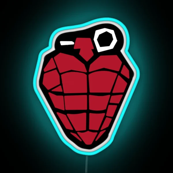 Love Grenade RGB Neon Sign
