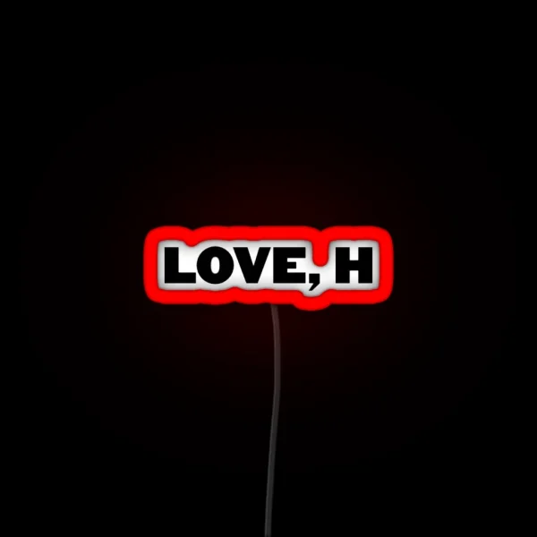 Love H RGB Neon Sign