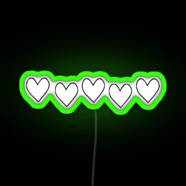 Love Hearts RGB Neon Sign
