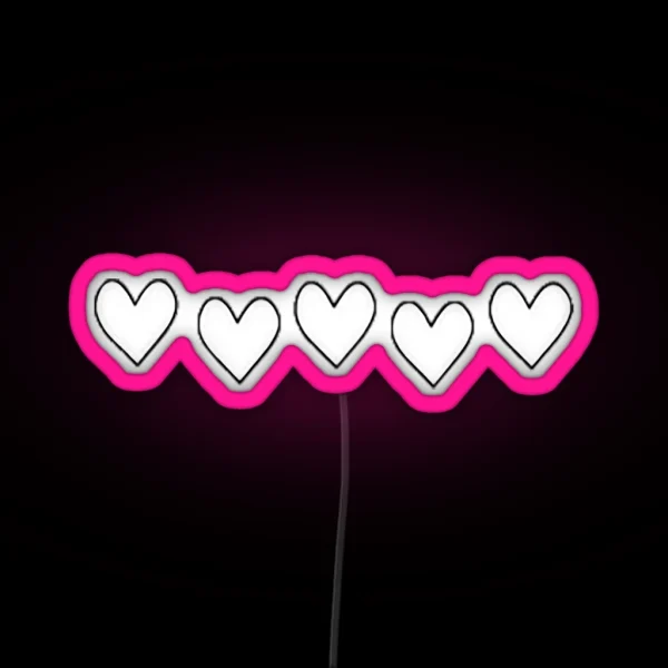 Love Hearts RGB Neon Sign