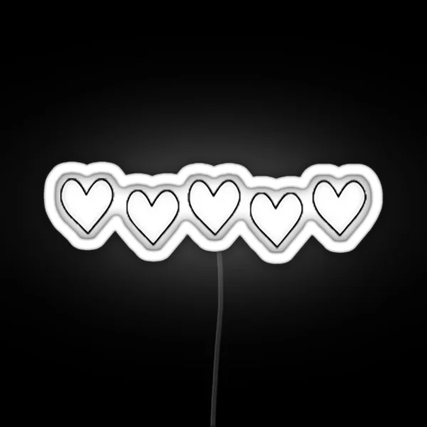 Love Hearts RGB Neon Sign