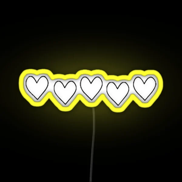 Love Hearts RGB Neon Sign
