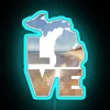 Love shines bright in the Great Lakes State with vibrant color