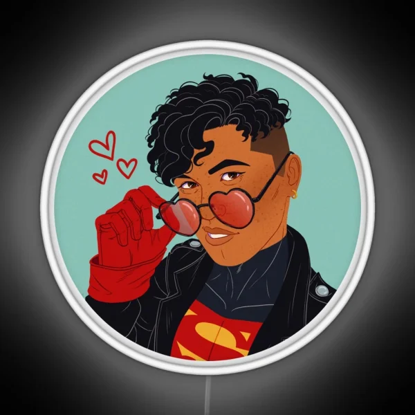 Love Is Stored In The Superboy RGB Neon Sign