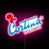 Cortina Dolomiti Italia Inspired RGB Neon Sign with Italian Flair