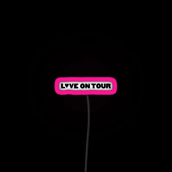Love On Tour Design RGB Neon Sign