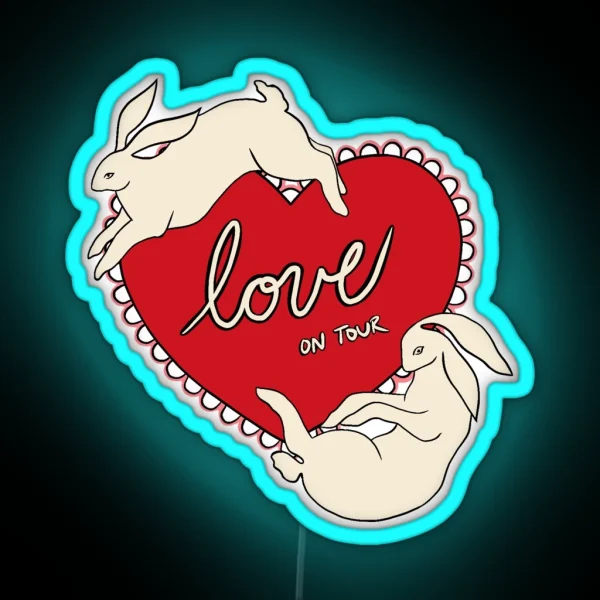Love On Tour RGB Neon Sign