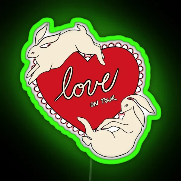 Love On Tour RGB Neon Sign