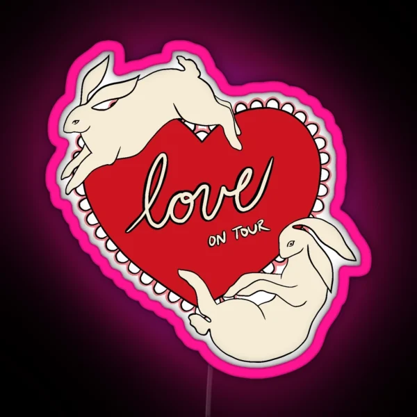 Love On Tour RGB Neon Sign