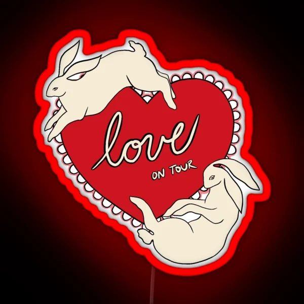 Love On Tour RGB Neon Sign
