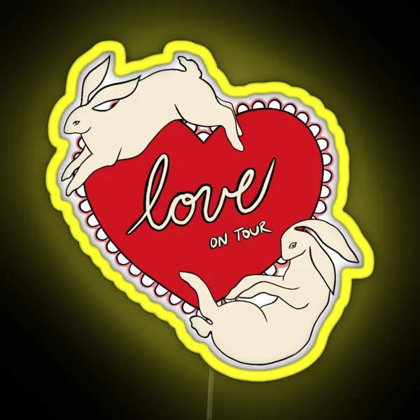 Love On Tour RGB Neon Sign