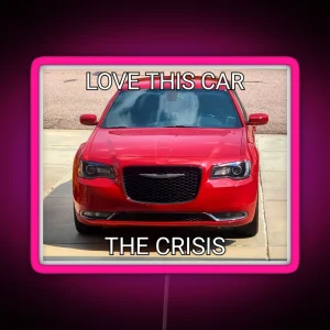 LOVE THIS CAR THE CRISIS RGB Neon Sign