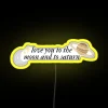 Love You to Infinity LED Sign with RGB Neon Colors