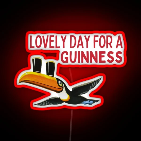 Lovely Day For A Guiness RGB Neon Sign