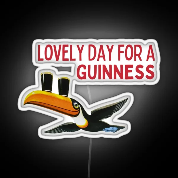 Lovely Day For A Guiness RGB Neon Sign
