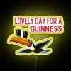 RGB Neon Stylized Guinness Pint Sign for Home Decor Spaces