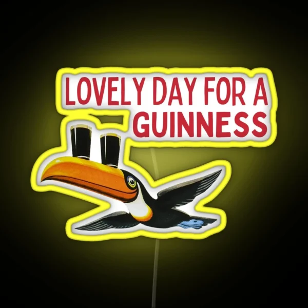 Lovely Day For A Guiness RGB Neon Sign