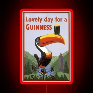 Lovely Day For A Guinness RGB Neon Sign