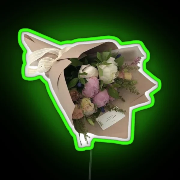 Lovely Flowers RGB Neon Sign