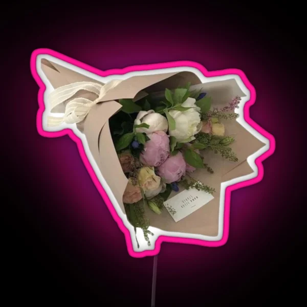 Lovely Flowers RGB Neon Sign