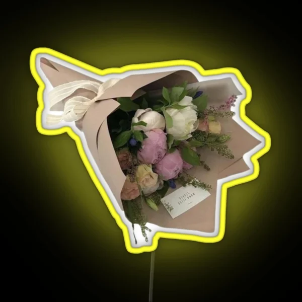 Lovely Flowers RGB Neon Sign
