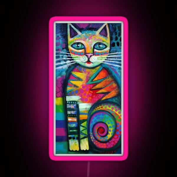 Lovely Kitty RGB Neon Sign