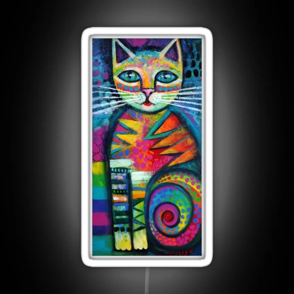 Lovely Kitty RGB Neon Sign
