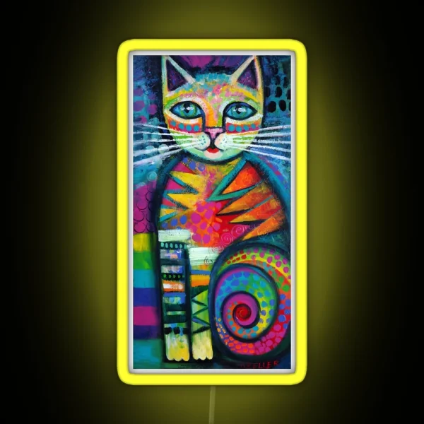 Lovely Kitty RGB Neon Sign
