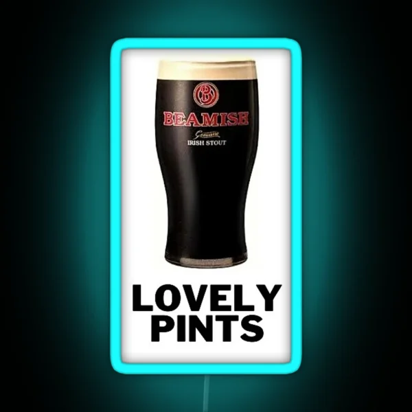 Lovely Pints Beamish RGB Neon Sign
