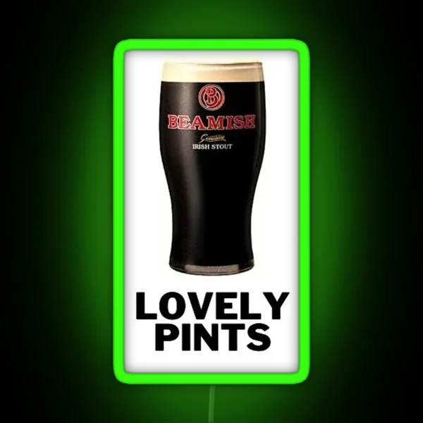 Lovely Pints Beamish RGB Neon Sign