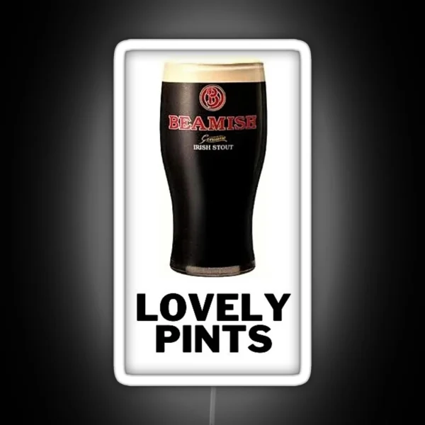 Lovely Pints Beamish RGB Neon Sign