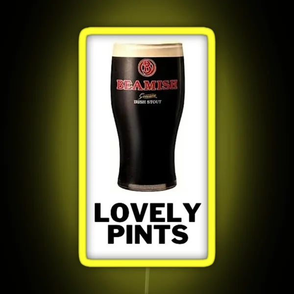 Lovely Pints Beamish RGB Neon Sign