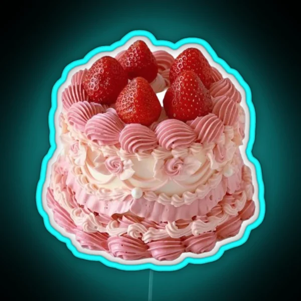 Lovely Princess Cake 3 RGB Neon Sign