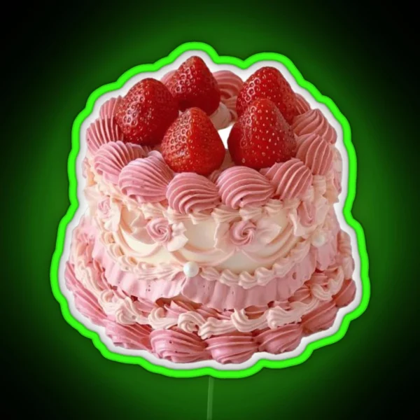Lovely Princess Cake 3 RGB Neon Sign