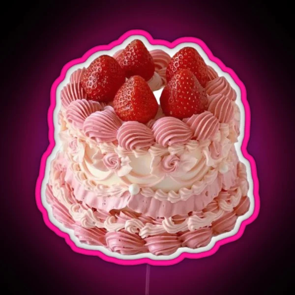 Lovely Princess Cake 3 RGB Neon Sign