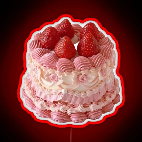 Lovely Princess Cake 3 RGB Neon Sign