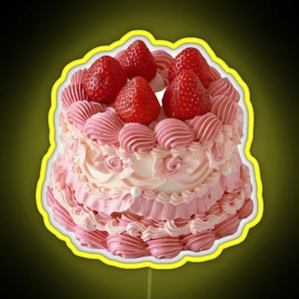 Lovely Princess Cake 3 RGB Neon Sign