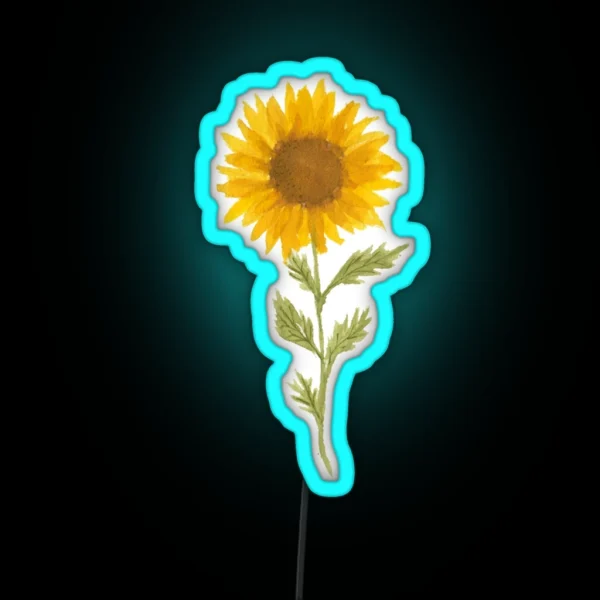 Lovely Sunflower RGB Neon Sign
