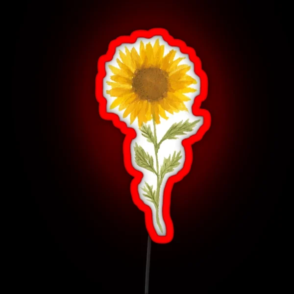 Lovely Sunflower RGB Neon Sign