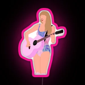 Lover And Guitar The Eras Tour RGB Neon Sign