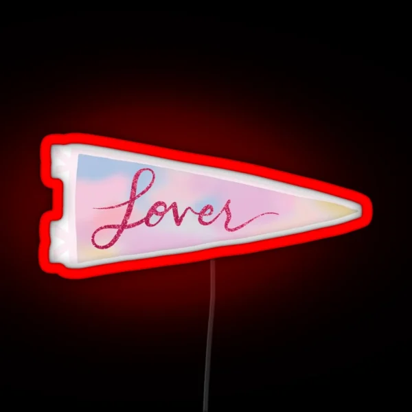 Lover Banner RGB Neon Sign
